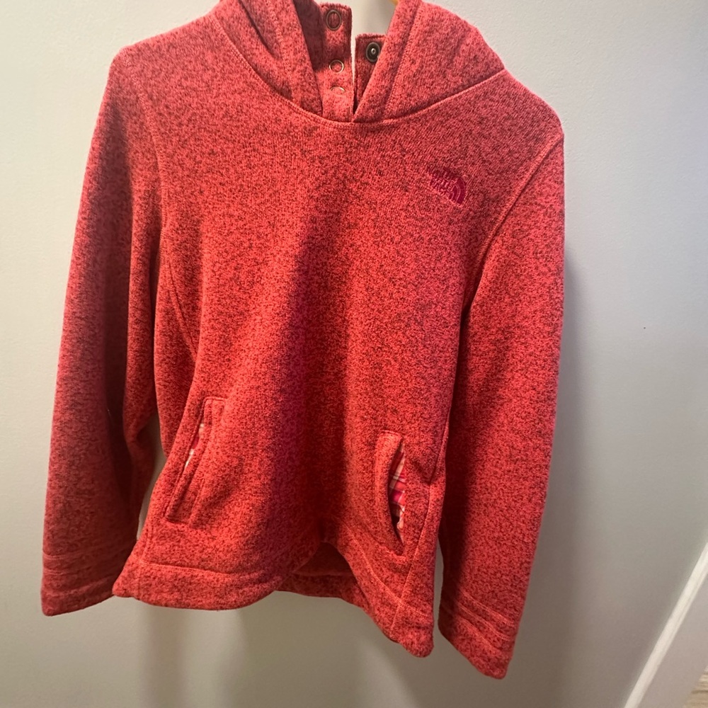 North Face Red Hoodie